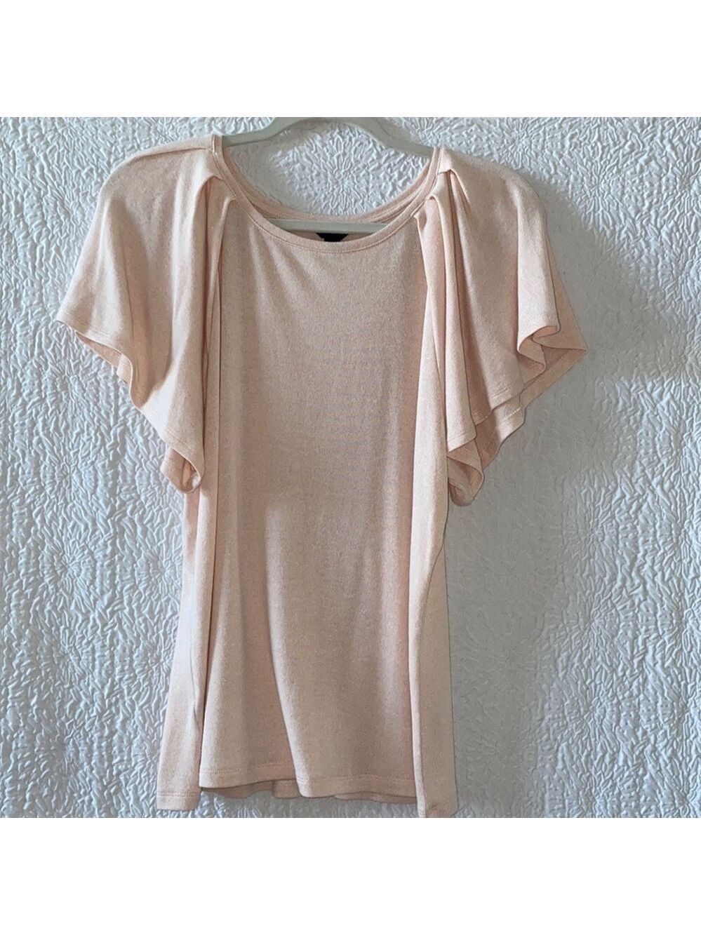 Ann Taylor Flutter Sleeve Sweater